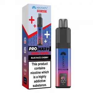 Blue Razz Cherry Hayati Pro Max Plus 6K Disposable Vape 20mg